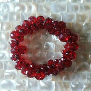 Vintage Red crystal bracelet